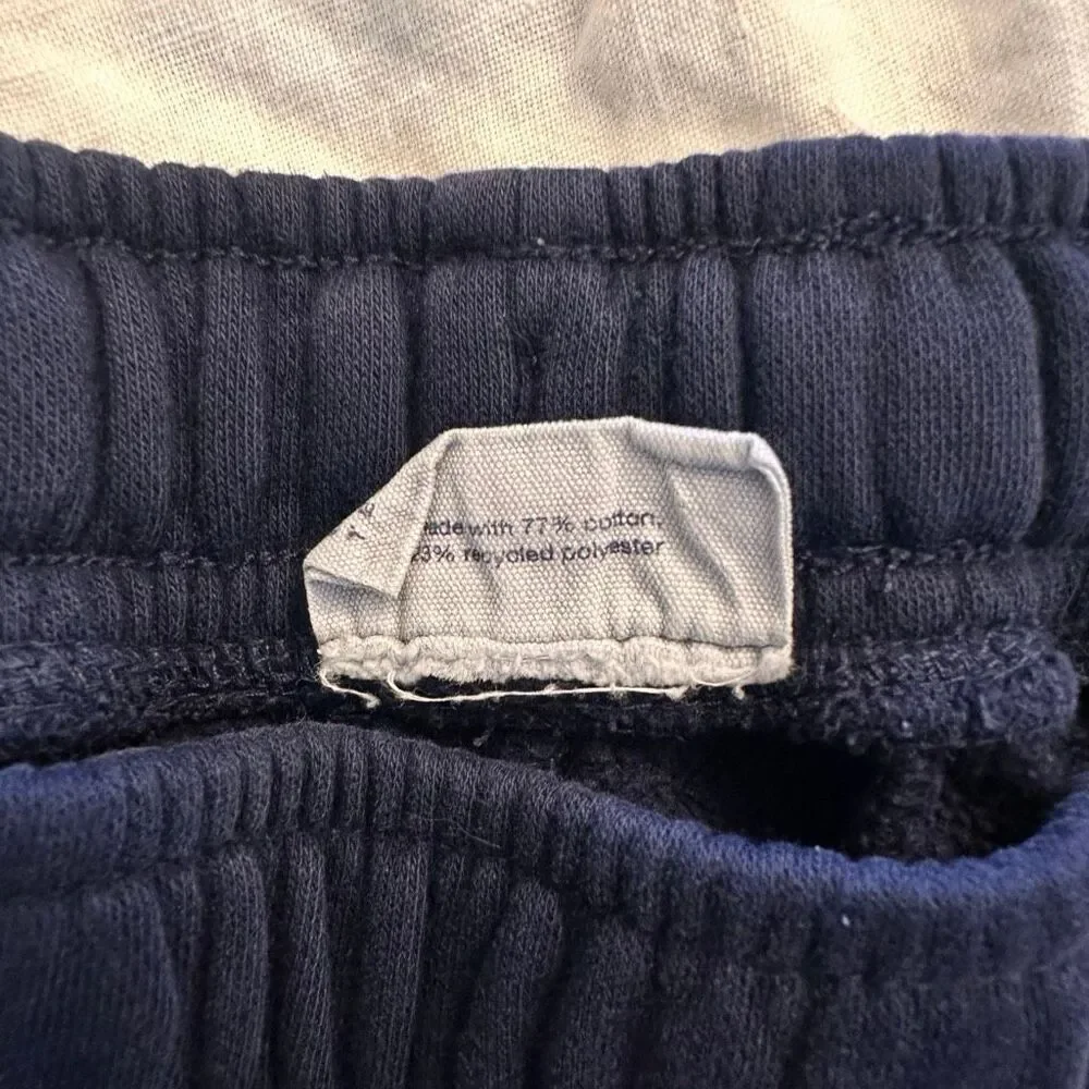 GAP Elastic Waist Fleece Lined Pull-on Jogger Sweatpants Navy Size 12